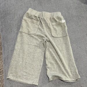 Kids Olive Green Wide Leg Pants